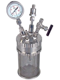 Small-scale pressure reactors, not stirred