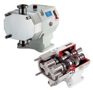 Rotary lobe pumps