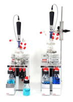 Parallel glass reactors