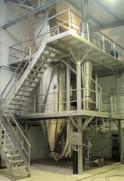 Production-scale spray dryers